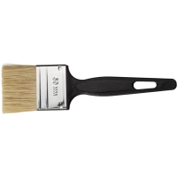 Кисть флейцевая Стандарт, 50x6, нат. щетина,пластик.ручка//Сибртех(82504)
