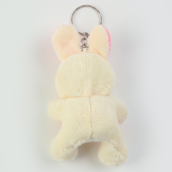 Мягкая игрушка «Кролик» на подвесе, 7 см, цвета МИКС Мягкая игрушка «Кролик» на подвесе, 7 см, цвета МИКС