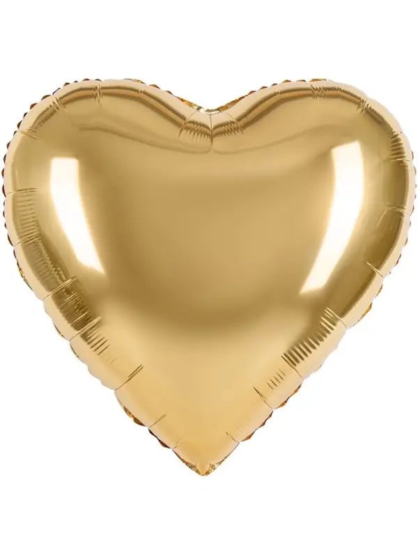 Воздушный шар фольгированный 30" &laquo;Золотое сердце&raquo;, сатин