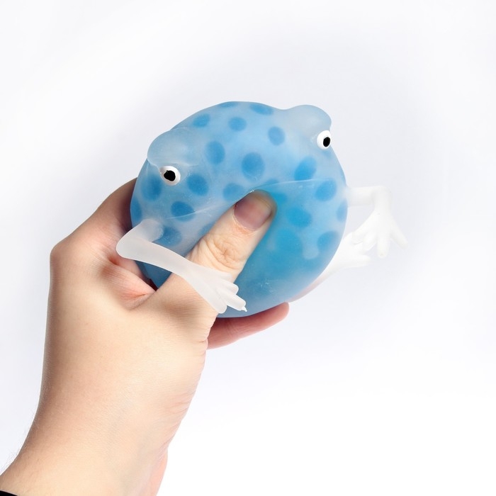 Мялка «Лягушка» с гидрогелем, цвета МИКС Мялка «Лягушка» с гидрогелем, цвета МИКС