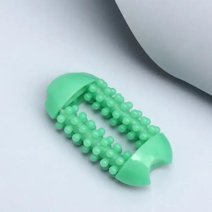 Массажёр для рук и ног, 14 колёс, 10, 5 5 см, зелёный