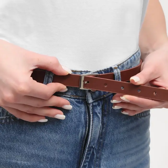 Пряжка для ремня, 3.2×2.2 см, 17 мм, цвет серебряный Пряжка для ремня, 3.2×2.2 см, 17 мм, цвет серебряный