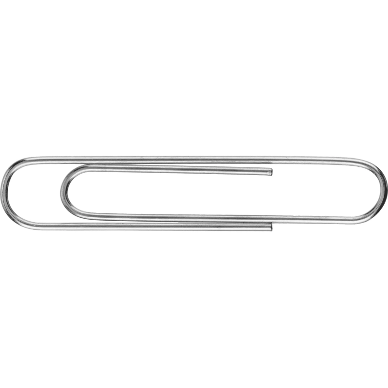 Скрепки Выбор есть никелированные 50 мм, негофрированные, 50шт/уп