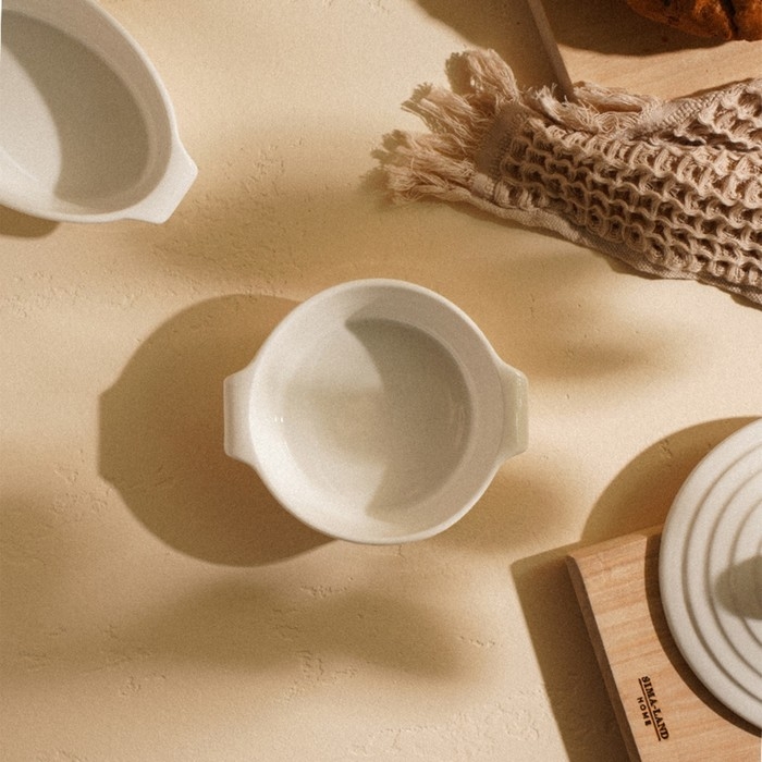 Форма для выпечки из жаропрочной керамики SL Home «Санторини», 250 мл, 13,6×12×4,5 см, цвет белый Форма для выпечки из жаропрочной керамики SL Home «Санторини», 250 мл, 13,6×12×4,5 см, цвет белый