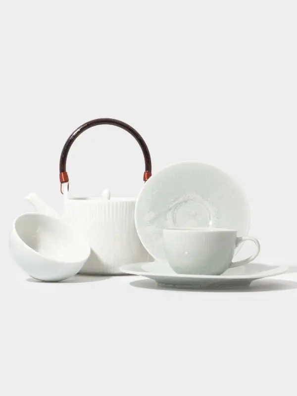 Чайник заварочный Magistro Willow, 700 мл, фарфор, голубой