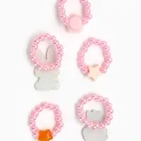 Кольца детские с бусинами &laquo;Панда&raquo;, 1.5 см