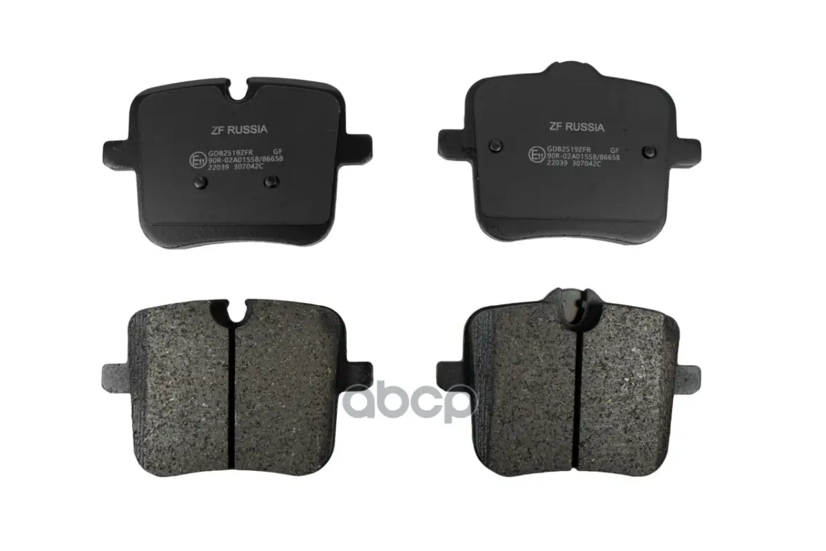Колодки тормозные ZF Russia арт. GDB2519ZFR