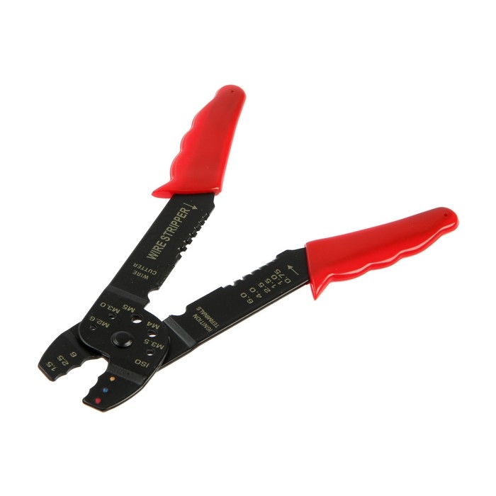 Стриппер ЛОМ, 210 мм, для зачистки проводов 0.75-6 мм и обжима клемм 1.5-6 мм Стриппер ЛОМ, 210 мм, для зачистки проводов 0.75-6 мм и обжима клемм 1.5-6 мм