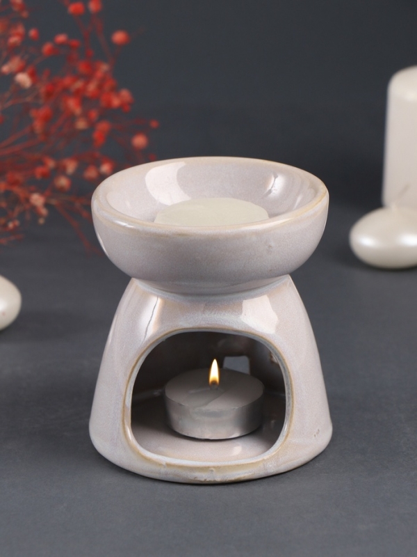 Набор: аромалампа для эфирных масел, мелтсы из воска ароматические «Слон со слонёнком», светлый беж, 10×10×9 см Набор: аромалампа для эфирных масел, мелтсы из воска ароматические «Слон со слонёнком», светлый беж, 10×10×9 см