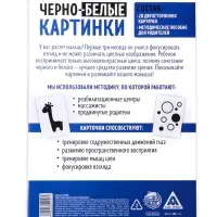 Настольная игра для новорожденных &laquo;Черно-белые картинки&raquo;, 20 карт А5, 0+