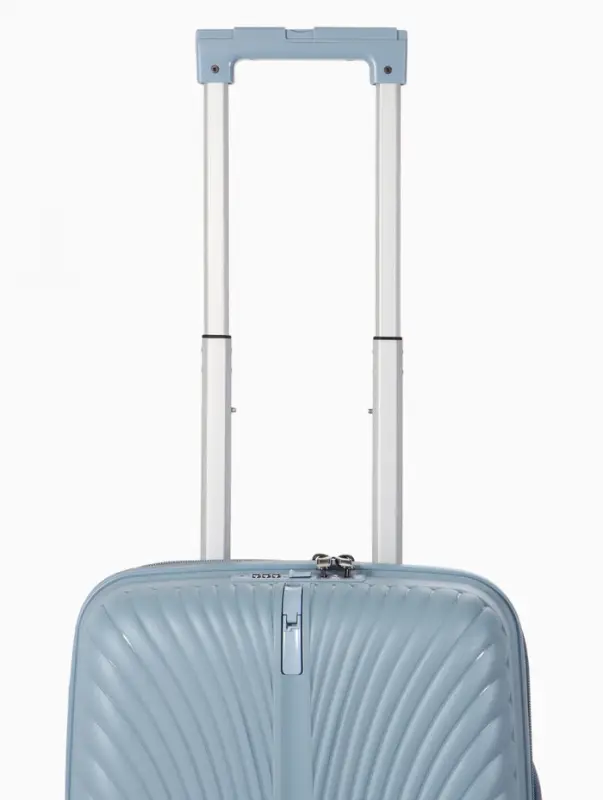 Чемодан на съёмных колёсах, 18", кодовый замок, 33&times;16&times;49 см, голубой
