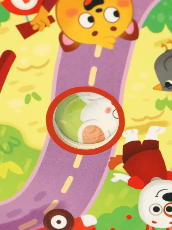 Картонная книга &laquo;Озорные пупырки. Мир вокруг нас&raquo;, 12 стр.