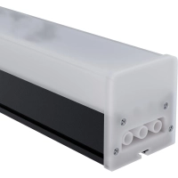 Светильник светодиодный линейный, универсальный, 20Вт, 4000К, IP40, чёрн