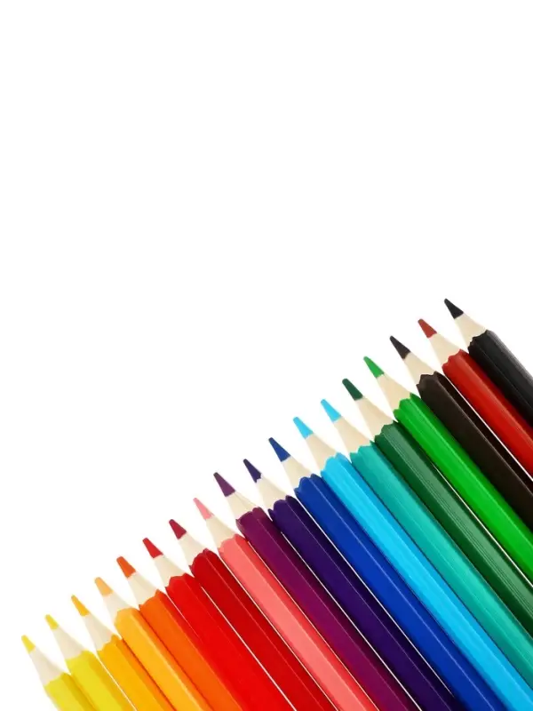 Цветные карандаши 18 цветов ZOO, пластиковые, шестигранные