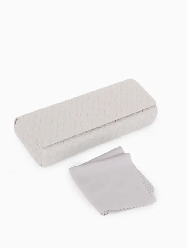 Футляр для очков на магните, размер 15.5&times;6&times;3 см, серый