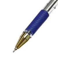 Ручка шариковая ErichKrause ULTRA-30 Gold Stick Grip, Super Glide, узел 0.7 мм, синяя