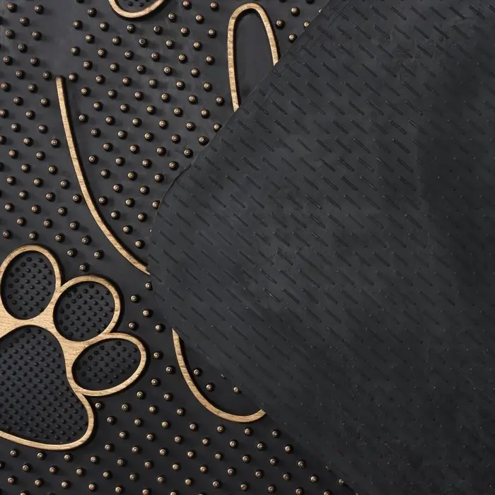 Коврик придверный Доляна &laquo;Лапка&raquo;, 40&times;70 см, МИКС