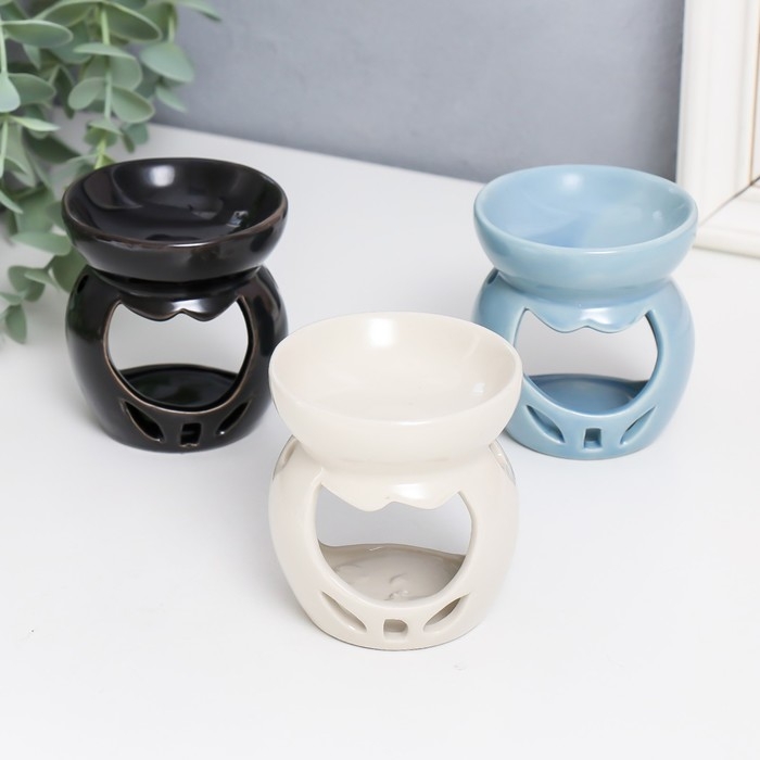 Аромалампа керамика Аромалампа керамика "Тюльпанчик" МИКС 7,7х6,7х6,7 см