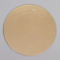 Коробка под торт 2 окна, с ручками, белая, + подложка 2.5 золото - белый, 24&times;24&times;20 см