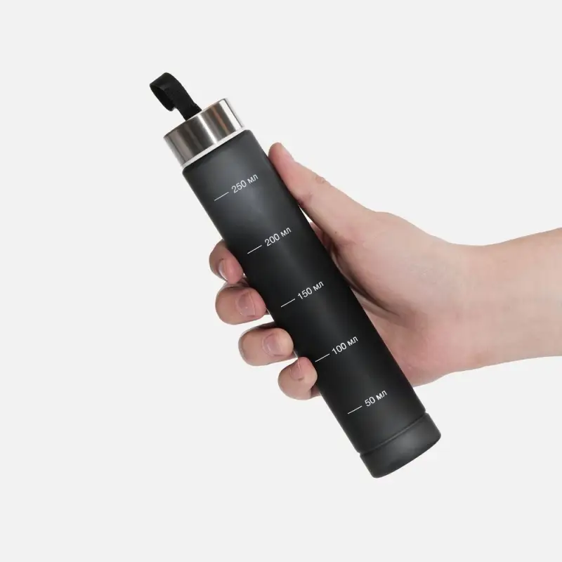 Набор спортивных бутылок Aquapack, черный Набор спортивных бутылок Aquapack, черный