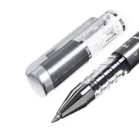 Ручка гелевая ErichKrause Megapolis Gel, чернила чёрные, узел 0.5 мм, длина линии письма 500 метров