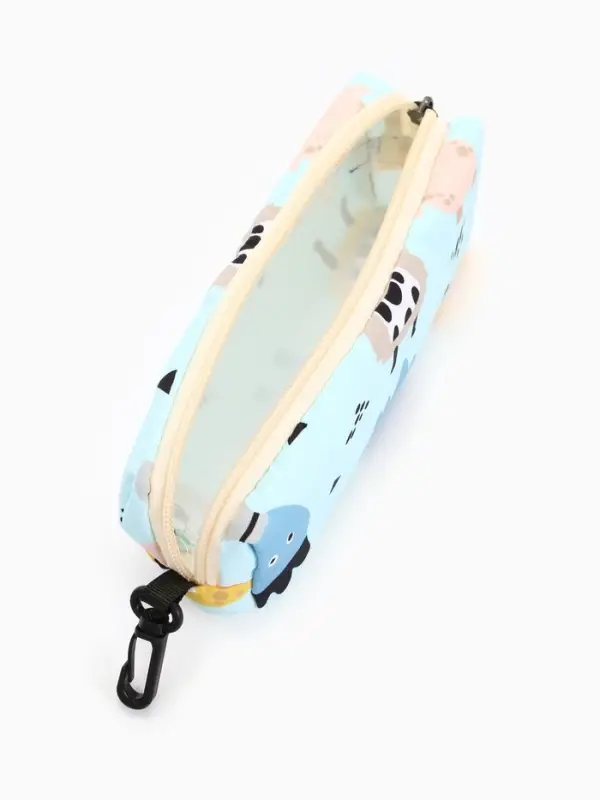 Рюкзак школьный &laquo;Монстрики&raquo;, с пеналом, 29&times;12&times;41 см, голубой