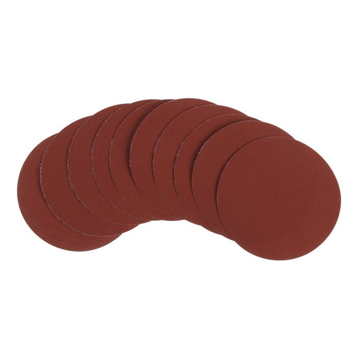 Круг абразивный шлифовальный под  Круг абразивный шлифовальный под "липучку" ТУНДРА, 125 мм, Р1500, 10 шт.