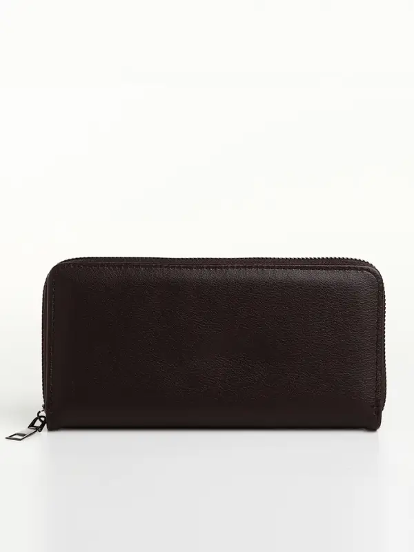 Сумка мужская через плечо TEXTURA, портмоне - клатч, на молнии, коричневая