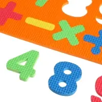 Коврик-пазл &laquo;Яркие цифры&raquo;, цвета МИКС