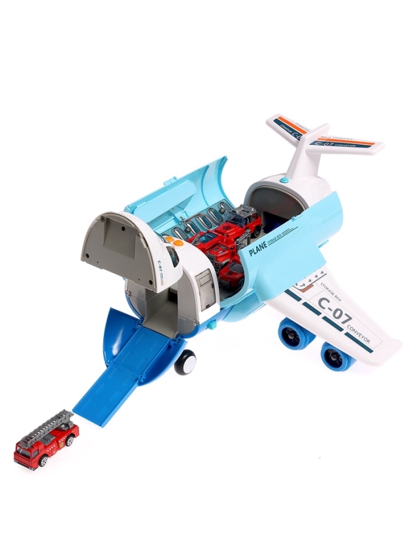 АВТОГРАД Парковка АВТОГРАД Парковка "Пожарный патруль", 6 машин, свет, звук, дым