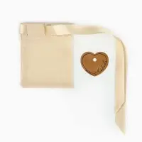 Мешочек подарочный из хлопка &laquo;С любовью&raquo;, 7 х 9 см +/- 1.5 см