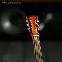 Гитара сувенирная "Les Paul" коричнево-белая, на подставке 24х8х2 см
