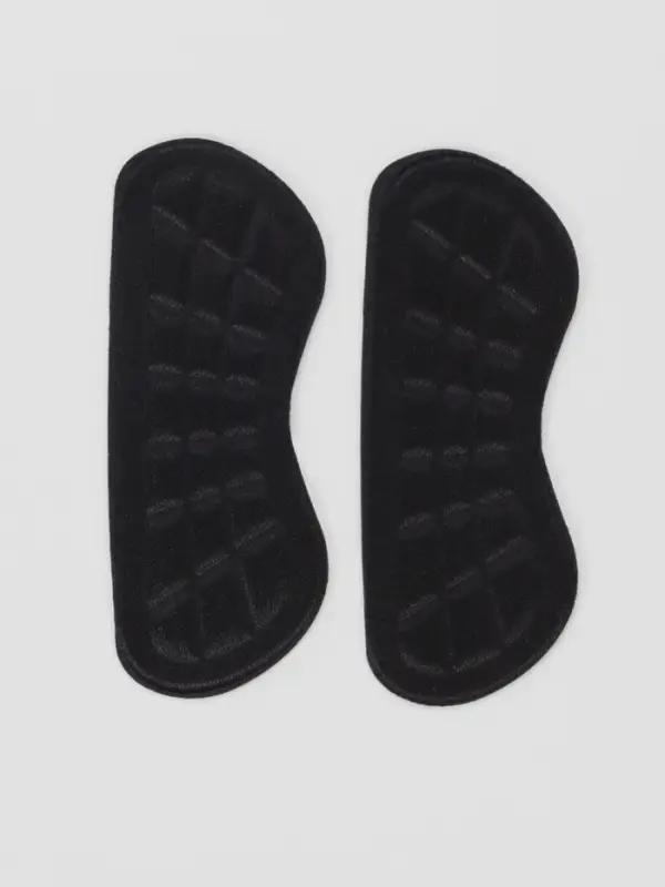 Пяткоудерживатели для обуви, на клеевой основе, 10&times;4 см, пара, чёрные