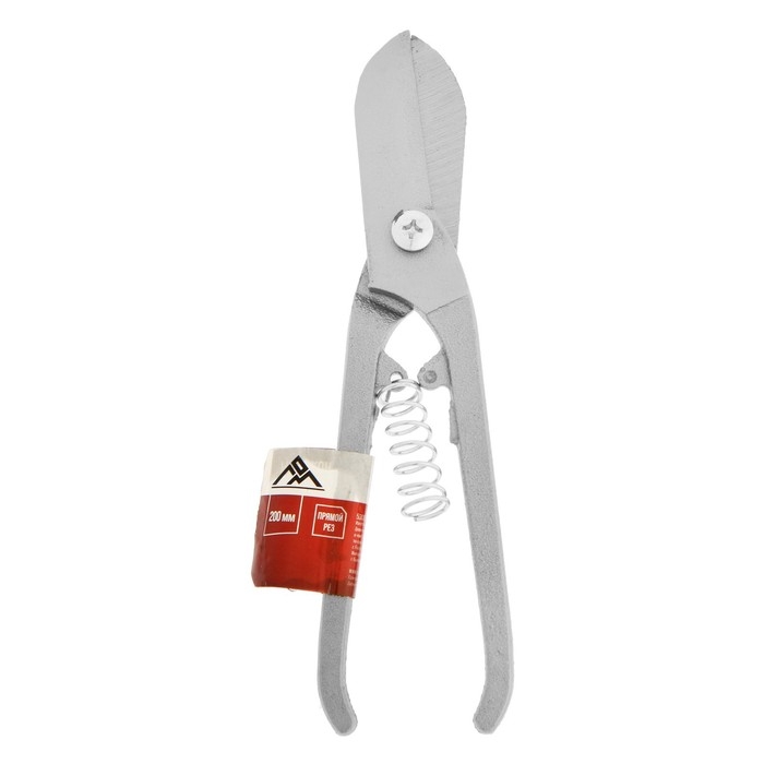 Ножницы по металлу ЛОМ, металлические рукоятки, прямой рез, 200 мм Ножницы по металлу ЛОМ, металлические рукоятки, прямой рез, 200 мм