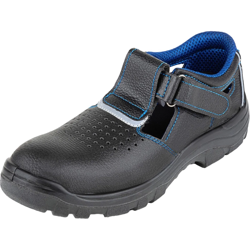 Полуботинки с перфорацией (сандалии) рабочие (мод.21) с мет/поднос (р.43)