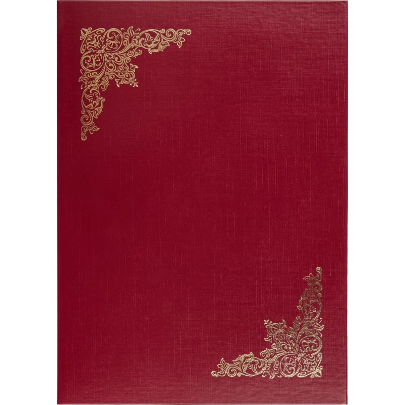 Папка адресная с ВИНЬЕТКОЙ бумвинил, жесткая