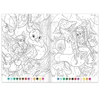 Раскраска по номерам &laquo;Прекрасные феи&raquo;, 16 стр., формат А4