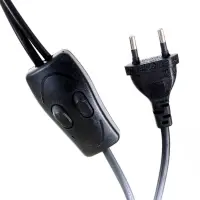 Торшер 19030/2BK E27 40Вт черный 41х41х180 см