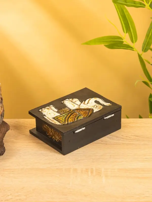 Шкатулка «Слон», 15×11×5 см, МДФ