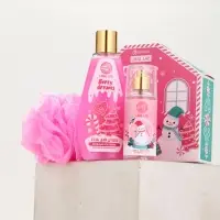 Подарочный набор косметики «Счастья в Новом году», гель для душа, мочалка и мист, URAL LAB Подарочный набор косметики «Счастья в Новом году», гель для душа, мочалка и мист, URAL LAB