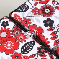 Шкатулка для рукоделия и шитья &laquo;Народный цветочный узор&raquo;, хранение ниток, иголок, мелочи, 19&times;26&times;14.5 см