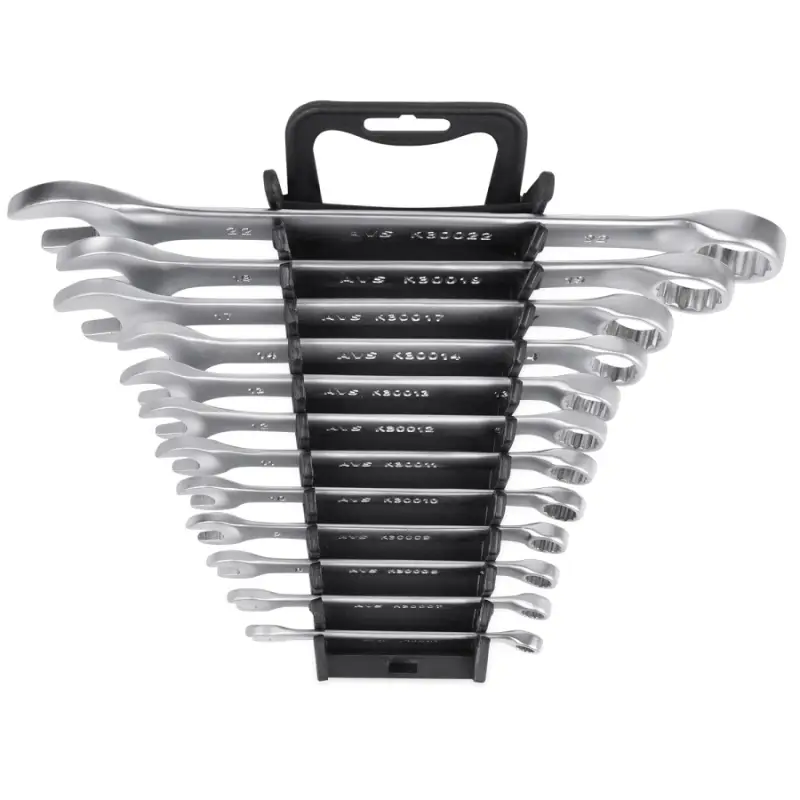 Набор ключей гаечных комбинированных на держателе (6-22 мм) (12 предметов) AVS K3N12P