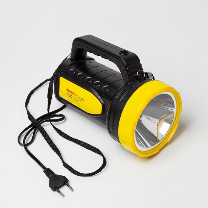 Фонарь прожекторный аккумуляторный, 10 Вт, 3000 мАч, LED, 13 х 20 см Фонарь прожекторный аккумуляторный, 10 Вт, 3000 мАч, LED, 13 х 20 см