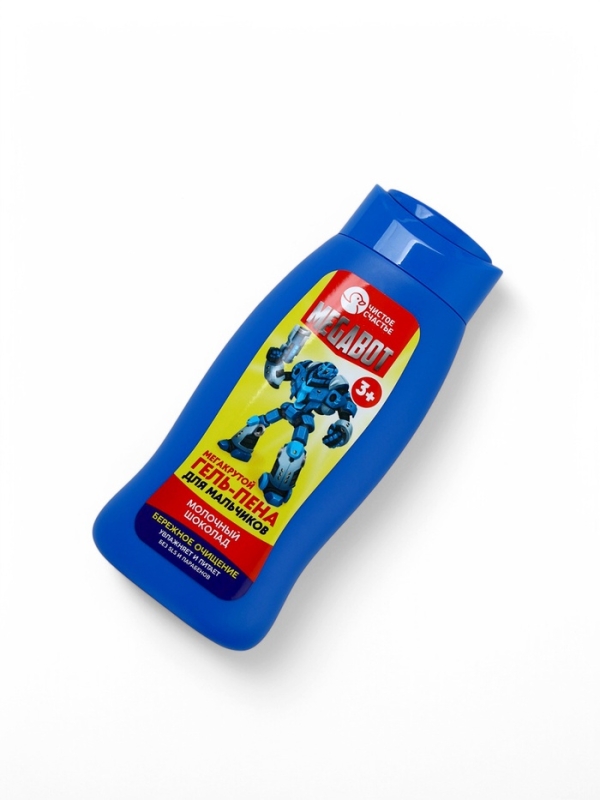 Набор детский  Набор детский "MEGABOT", гель-пена 250 мл, раскраска А5