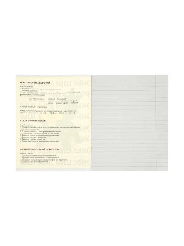 Предметная тетрадь по русскому языку Calligrata &laquo;Животные мемы&raquo;, 36 листов, в линейку, со справочным материалом, обложка из мелованной бумаги