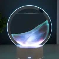 Светильник настольный СТАРТ Sands, LED, 10 Вт, USB, 16&times;16&times;20 см, 3хAA, оранжевый