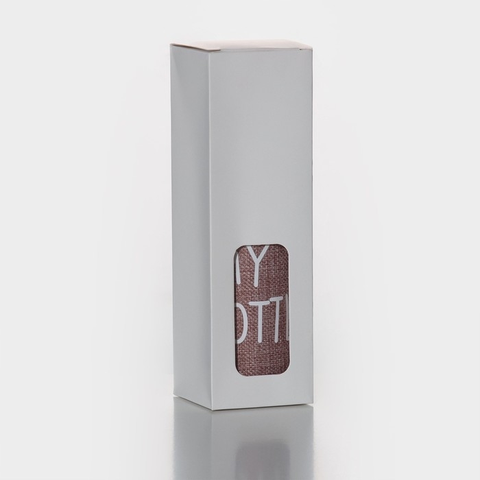 Бутылка для воды стеклянная в чехле Доляна «Ротанг», 500 мл, h=22 см Бутылка для воды стеклянная в чехле Доляна «Ротанг», 500 мл, h=22 см