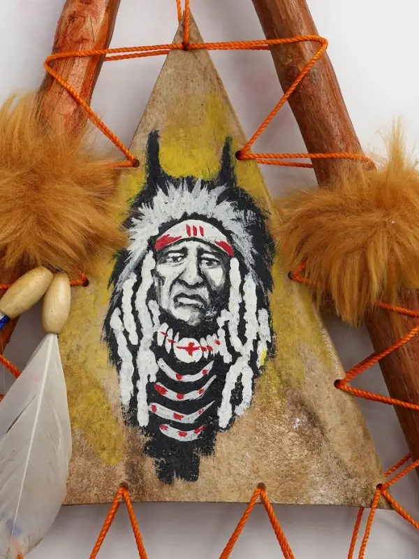 Панно &laquo;Вождь&raquo;, 30&times;3&times;60 см