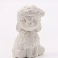 Фигурка декоративная &laquo;Овечка Даша&raquo;, неокрашенная, 8&times;5&times;4 см, белая