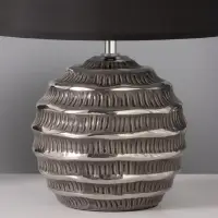 Лампа настольная RISALUX &laquo;Бетти&raquo;, Е14, 15 Вт, серебристая, 25&times;25&times;36 см